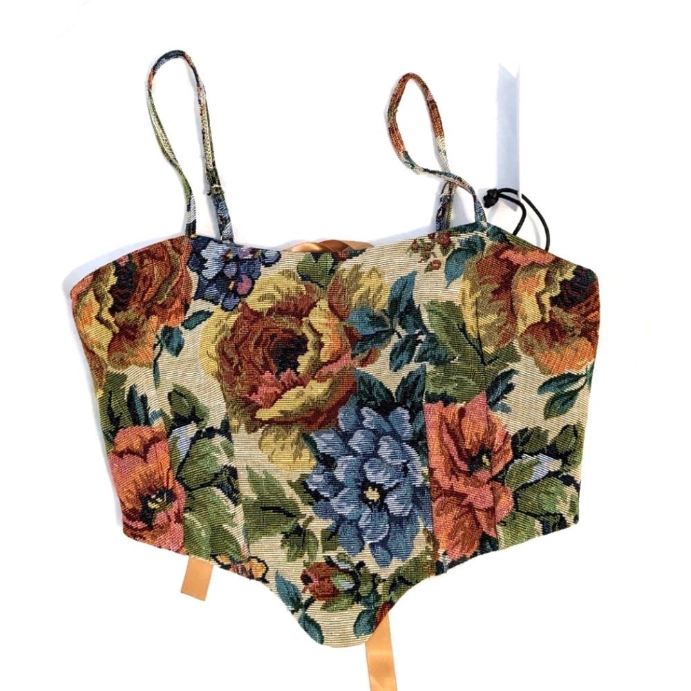 Brocade Corset Top